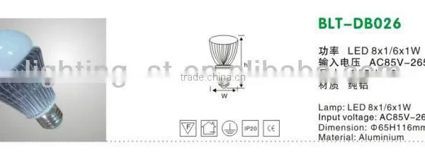 Factory Price 8w Led Bulb E27