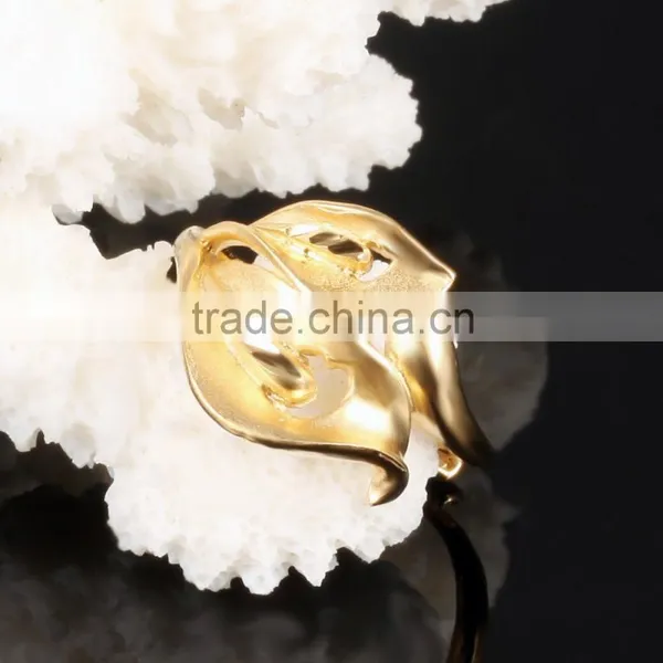 Wholesale Fashion Jewelry Special New Women Design Antique Gold Finger Ring photo-3