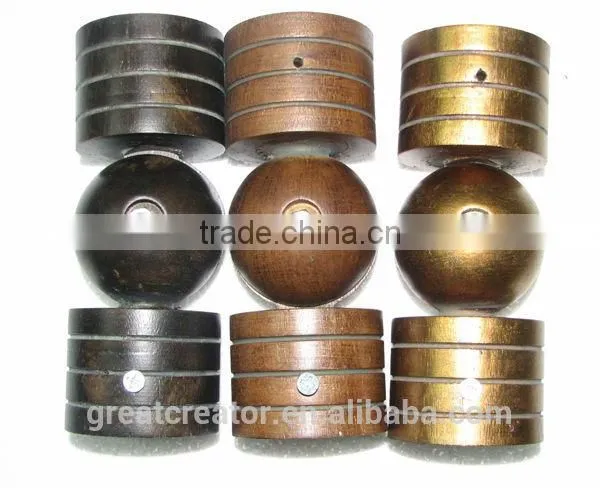 High Quality Extended Wooden Curtain Rod Wall Bracket photo-5