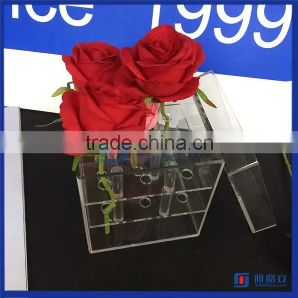 2016 New Design Customized Acrylic Box for Roses Acrylic Flower Box Quality Choice photo-2