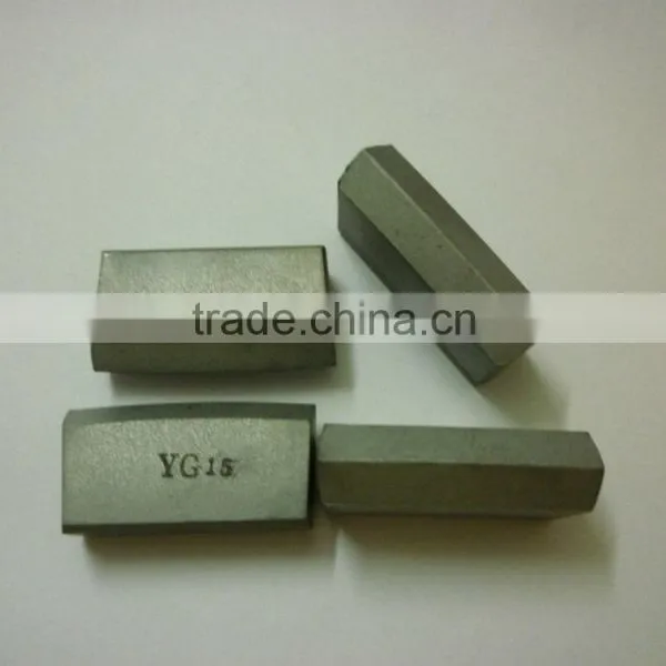 YG15 K034 Carbide Tips for Making Carbide Chisel Drill Bits