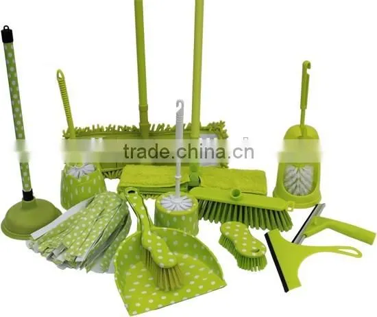 Colorful and Printed Houseware Cleaning Series Including Brush,Toilet Brust Set,Mop,Broom photo-4