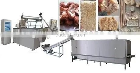 Automatic Textured Vegetable Soy Protein Chuncks Production Line photo-2