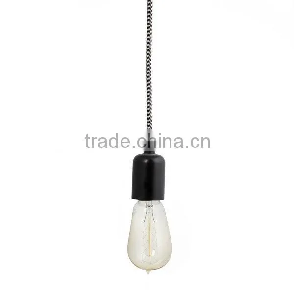 Colorful Pendant Lamp Cord Set Metal Hanging Light photo-4