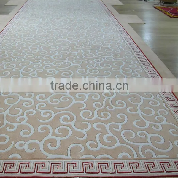 Anti-dust Warm-toned Wool Carpet Retro Wool Carpet of Hand Tufted 100% Acrylic Carpet photo-6