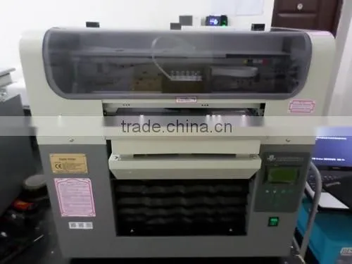 Digital Inkjet Flatbed Eco-solvent Any Color T-shirt Printer, Color no Fade photo-3