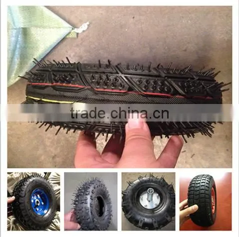 China Industry of Small Pneumatic Rubber Farm Machine Wheel for Wheelbarrow