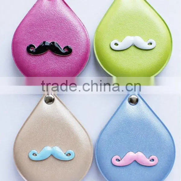 2015 New Style Pocket Flexible Cosmetic Mirror With Beard Accessories,ME314-G