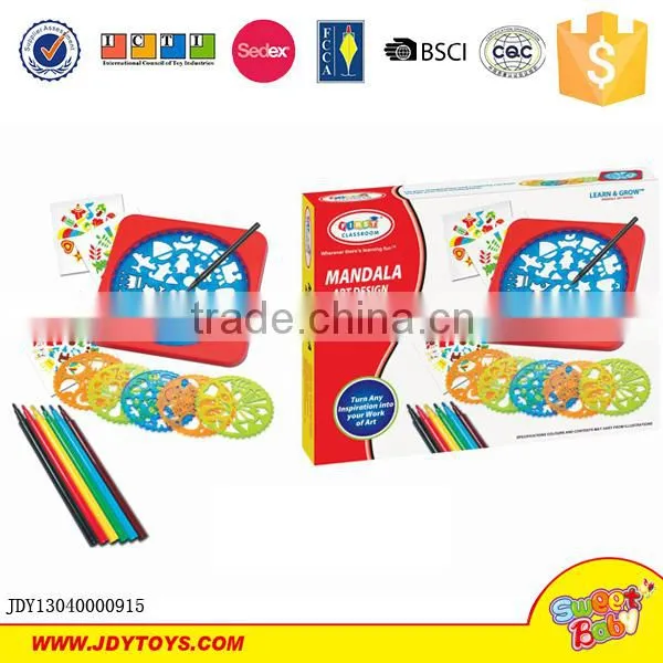 New Design Art Toy Children Originality Spirograph Ruler Toy Set