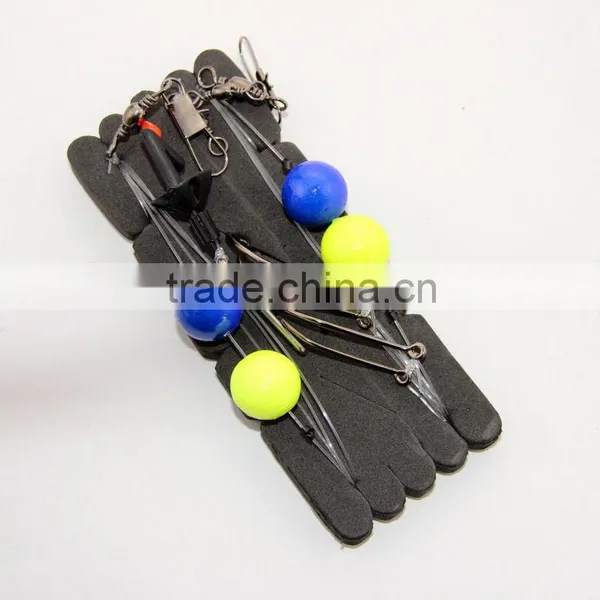 Surfcasting Rig Pulley Float Rig Two Trace Blue & Yellow Floats photo-3