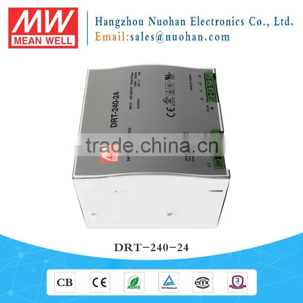 Meanwell DRT-240-24 240W 24V Three Phase Industrial DIN RAIL Power Supply photo-4