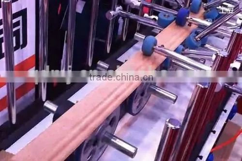 BF300A PVC Cold Glue Profile Wrapping Machine photo-3