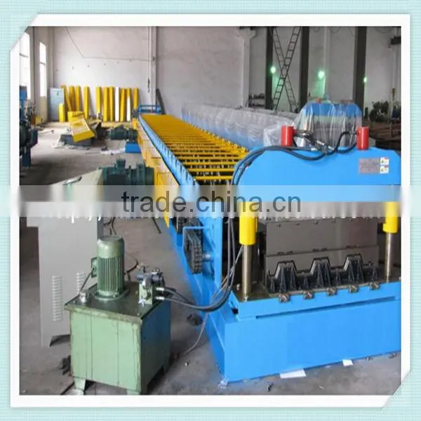 1025 Metal Deck Sheet Trapezoid Profile Roll Forming Making Machine for Sale