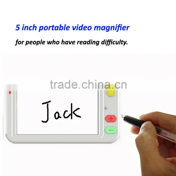 5 Inch Video Magnifiers 2 X - 50 X Handheld Reading Magnifier Made in China photo-4
