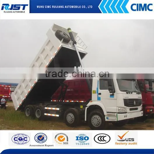 Cheapest 30ton SINO HOWO 12 Tires Dump Truck for Sand