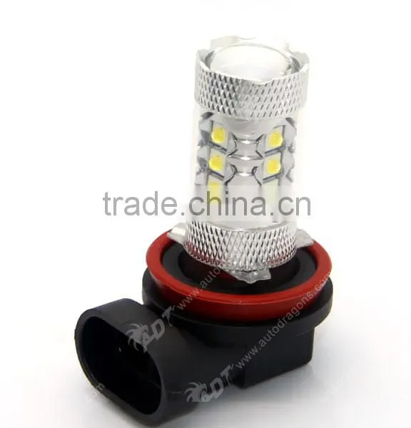 Pure White H11 80W Epistar LED Bulbs for Reverse Back up Lights photo-3