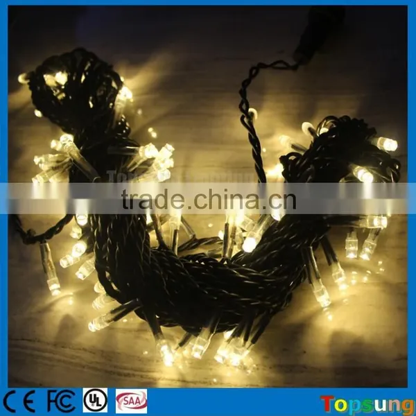 Durable 100 Led 12v Led String Lights Outdoor Warm White for Decoration photo-4