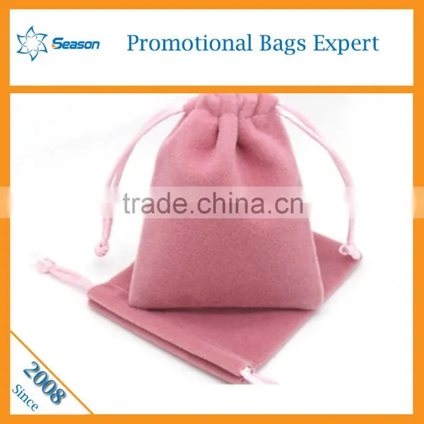 Velvet Pouch Bag Velvet Drawstring Bags Lint Drawstring Bag photo-5
