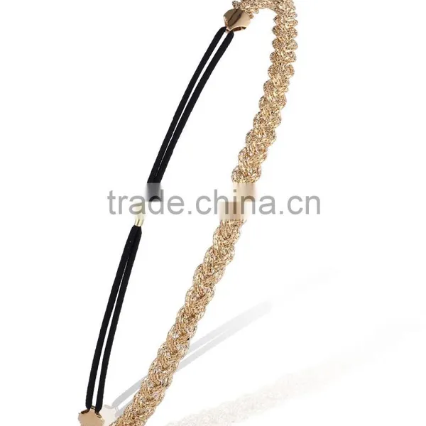 Girl Gorgeous Retro Beads Crystal Rhinestone Headband Hair Band Hot photo-2