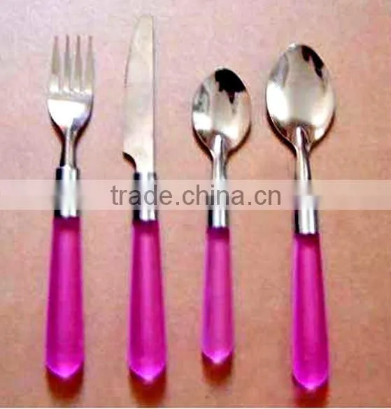 2015 Wholesale Metal Fork Spoonset With Gift Box Ceramic/kinds of Spoon and Fork Metal/disposable Plastic Spoon and Fork photo-6
