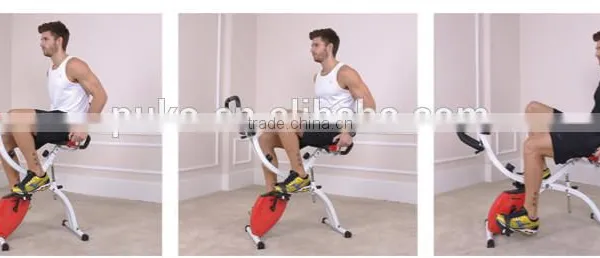 Folding Exercise Bike With Height Adjustable photo-2