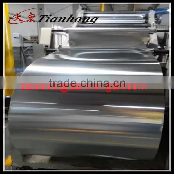 Pure Aluminium Strip Construction Insulation Alu Tape Used for Air Conditioner Alu Roll Without Pet Foil photo-2