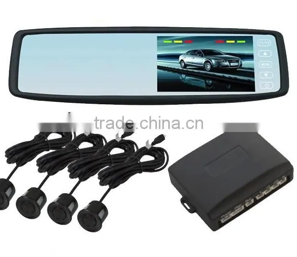 4.3inch Non Interference Touch Panel Wifi Car Dvr Bluetooth Mirror With Gps Reversing Camera photo-2