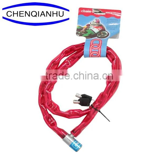 QH-601 Motorcycle Lock Chain Safdety Lock/ Bicycle Wheel Lock/ Colorful Bicycle Lock Motorcycle Lock