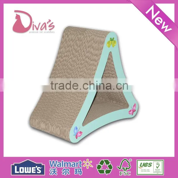 Diva's Pet Toy Corrugated Paper Bed / Cardboard Cat Scratching Lounge Cat Scratcher photo-4