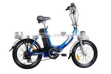 2012 Byocycle City Speed Folding Electric Bike Bicycle 36v 10 AH Lithium Battery