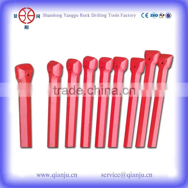 Tapered Drill Rods Tungsten H22*108mm Integral Drill Rods Drill Pipe photo-2