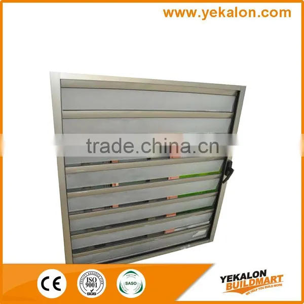 Hot Sale Noble Europe Style Aluminum Frosted Glass Louver/Blinds Window photo-2