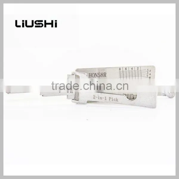 Locksmith Tool HON58R Car Door Locks Pick 2-in-1 Tool Lishi Decoder Lishi 2 in 1locksmith Tools