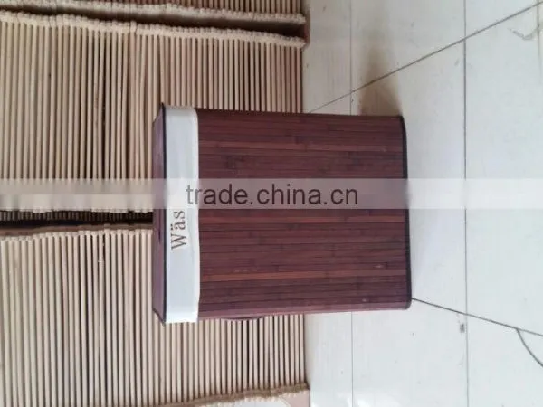 Designale Bamboo Laundry Hamper Storage Basket Corner Laundry Hamper