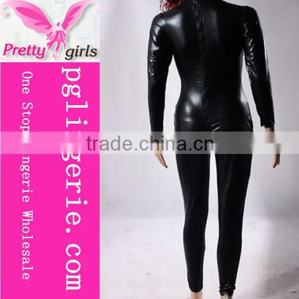 PVC Vinyl Lingerie,Polo Bodysuit,Brand Women's Tops photo-6