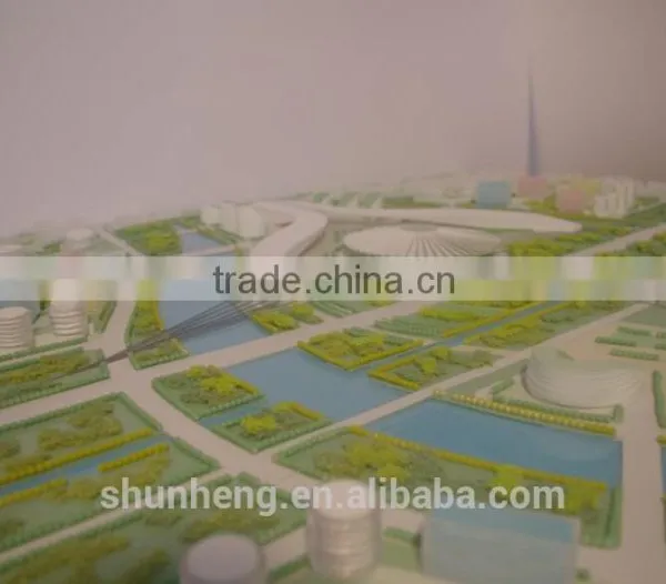 Scale 1/1000 City Programming Project Architectural Model Design photo-3