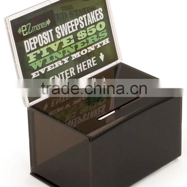 Wholesale Acrylic Donation Collection Boxes photo-2