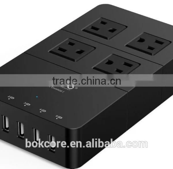 6 OUTLET US Socket Power Strip,surge Protector Socket With 5 USB Charging Ports V-04 photo-3