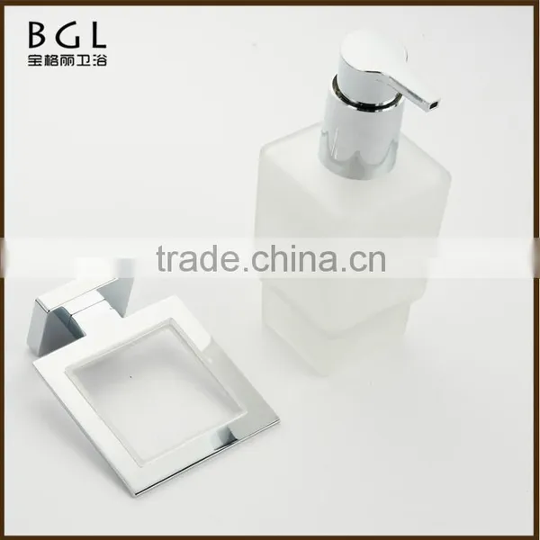 20738A Square Design Wall-mounted Zinc Alloy Soap Dispenser Bathroom Accessories photo-5