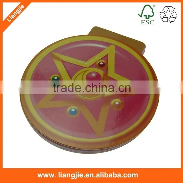 Round Shape Memo Pad,cmyk Round Memo Pad,die Cut Memo Pad photo-4
