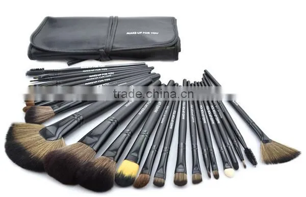 Professional Bridal Eye Lip Powder Face Makeup Brush Set With Leather Bag ,Private Label Cosmetic Makeup Brush Cleaner photo-6