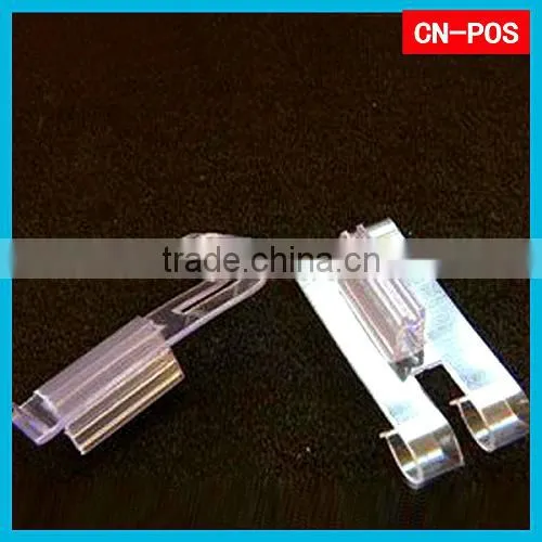 Supermarket Display Plastic Paper Holder Clip for Hanging