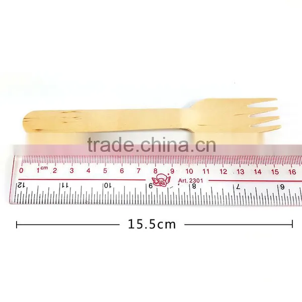 Disposable Wooden Cutlery Forks photo-4