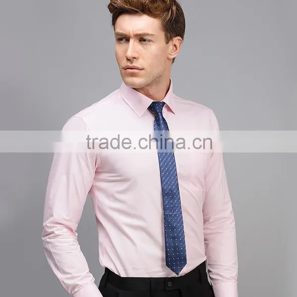 Wholesale Good Quality Solid Color Bussiness Shirt for Men Uniform photo-3