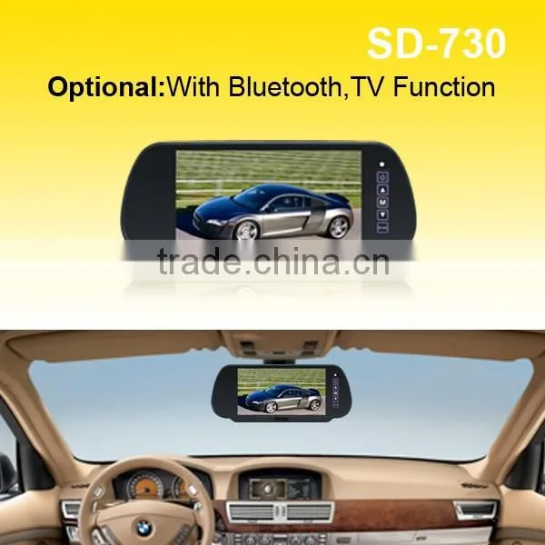 Best Seller 7 Inch TFT LCD Car Rearview Mirror Monitor With Usb sd Bluetooth photo-6
