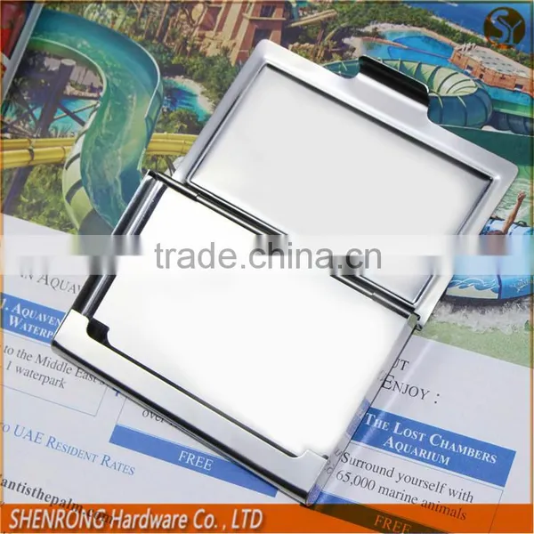 2015 Hot Sale Exquisite Promotional Business Gift Ideas Metal Pocket Portable Business Card Holder /Card Case photo-2