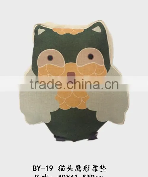 New Hot Products Loving Animal Nature Linen Material Custom Printed Seat Cushion Pillow photo-2