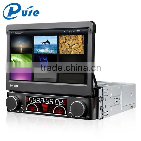 7 Inch Singel Din GPS Radio Player LCD HD Car DVD Player With AUX/Bluetooth/GPS photo-4