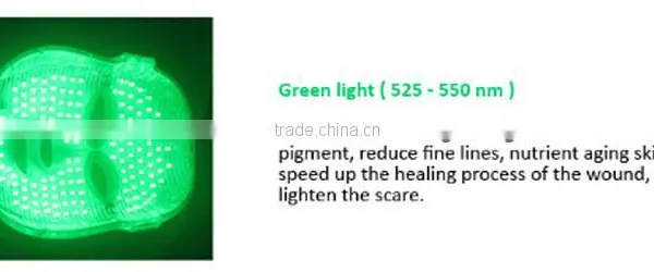 7 Color PDT Mask Led Photodynamic Skin care Light Therapy For Skin Rejuvenation CE Yellow 590 Nm photo-5