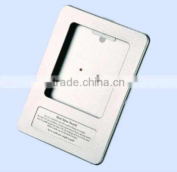 Plain With PVC Lid Rectangular Tin Box With Window